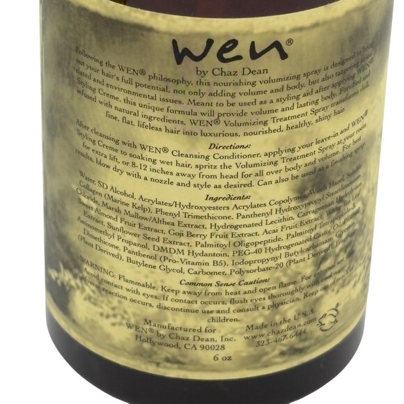 Wen Sweet Almond Mint Volumizing Treatment Spray 6 Fl Oz - Picture 4 of 4